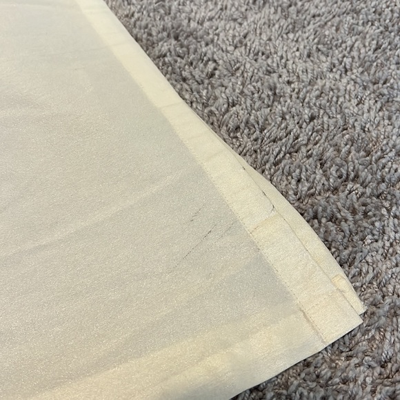 Skavij Kurta Men’s Ivory Cream Soft Dupioni Silk Fabric Indian Tunic - Picture 5 of 11